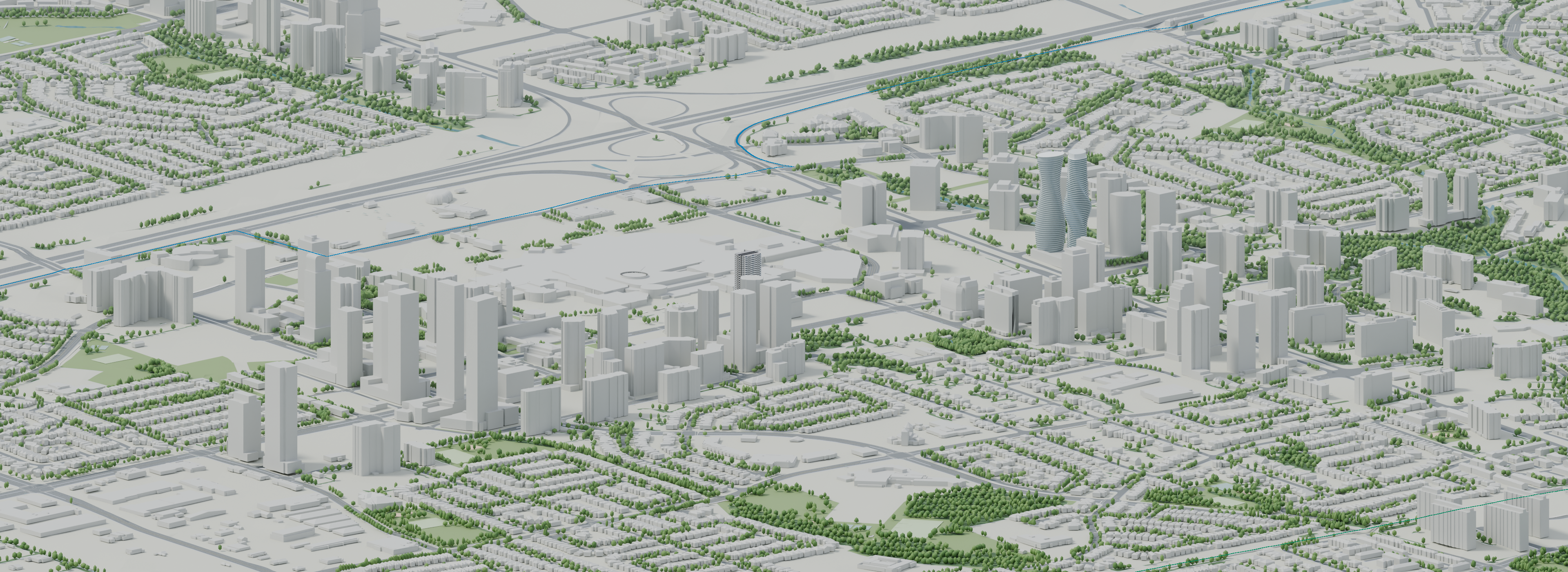 Downtown existing context panorama